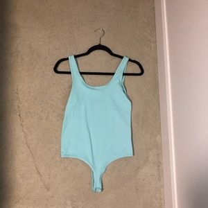 Cyan cami bodysuit